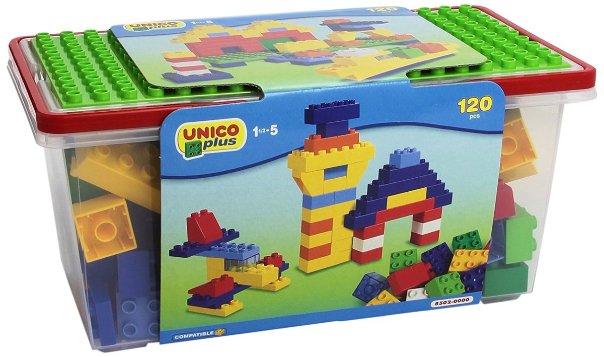 Unico, zestaw klocków w pudełku