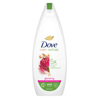 Unilever, Dove Care By Nature, Żel pod prysznic Glowing  Lotus Flower Extract & Rice Water, 600 ml
