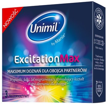 Unimil, Excitation Max, prezerwatywy, 1 op. - Unimil