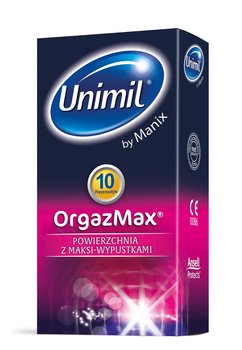 Unimil, OrgazMax, lateksowe prezerwatywy, 10 szt. - Unimil