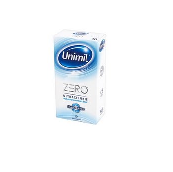 Unimil, Zero, lateksowe prezerwatywy, 10 szt. - Unimil