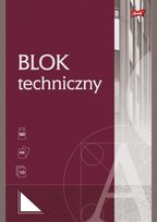 Unipap, blok techniczny A4 10k białe kartki, 10 sztuk Unipap