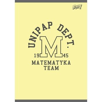 Фото - Зошит Unipap zeszyt okładka laminowana A5, 60 kartek, krata, matematyka ze ściąg 