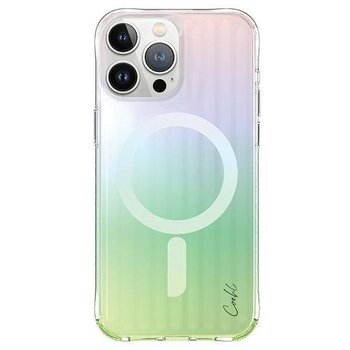 Uniq Etui Coehl Linear Iphone 15 Pro Max 6.7" Magnetic Charging Opal/Iridescent - UNIQ