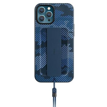 UNIQ etui Heldro iPhone 12/12 Pro 6,1" niebieski moro/marine camo Antimicrobial - UNIQ