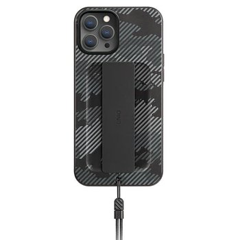 UNIQ etui Heldro iPhone 12 Pro Max 6,7" czarny moro/charcoal camo Antimicrobial - UNIQ
