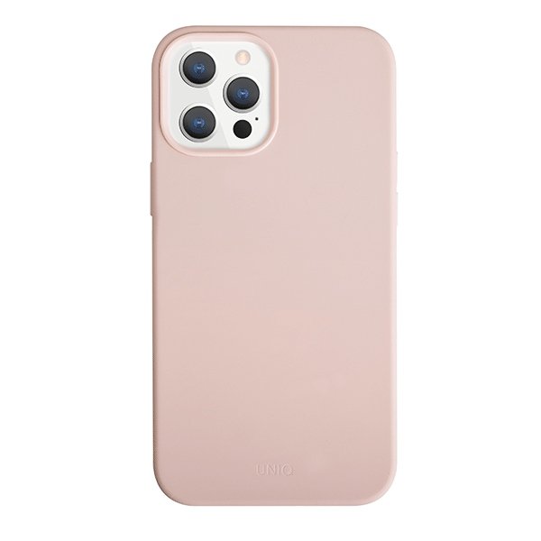 Zdjęcia - Etui Uniq  Lino Hue iPhone 12 Pro Max 6,7' różowy/blush pink Antimicrobial 