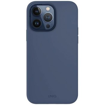 UNIQ etui Lino Hue iPhone 15 Pro Max 6.7" Magclick Charging granatowy/navy blue - UNIQ