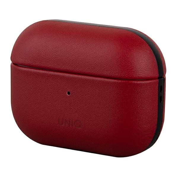 Фото - Чохол для навушників Uniq etui Terra AirPods Pro Genuine Leather czerwony/red 
