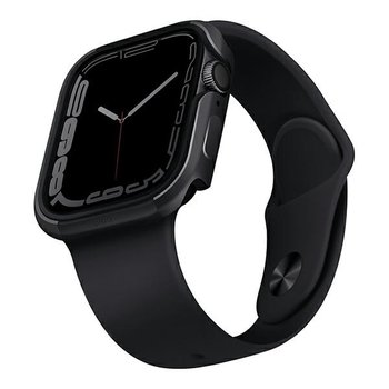 UNIQ etui Valencia Apple Watch Series 4/5/6/7/SE 40/41mm. grafitowy/graphite - UNIQ