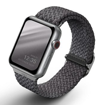 UNIQ pasek Aspen Apple Watch 44/42mm Braided szary/granite grey - UNIQ
