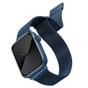 UNIQ pasek Dante Apple Watch Series 4/5/6/7/SE 38/40/41mm. Stainless Steel niebieski/cobalt blue - UNIQ