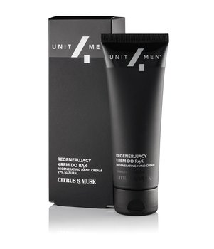 Unit4Men, Citrus&Musk, regenerujący krem do rąk, 75 ml - Unit4Men