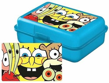 United Labels Spongebob Kanciastoporty - Turquoise Lunch Box With Divider - Spongebob Allover Sandwich Box - Inny producent