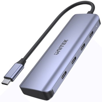 Unitek Hub USB-C 3.1 na 4x USB-C Aluminium 5gbps - Unitek
