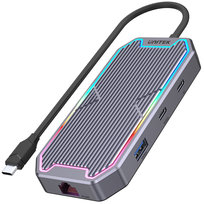 UNITEK Hub USB-C HDMI RJ45 PD 100W 10Gbps USB 3.2