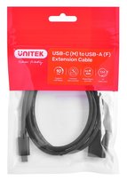 Unitek, Kabel Adapter USB-C-usb-a,m/f 10gbps 60w 1m