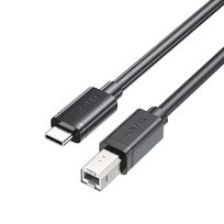 Unitek kabel do drukarki USB C na USB B 2.0 czarny 2m