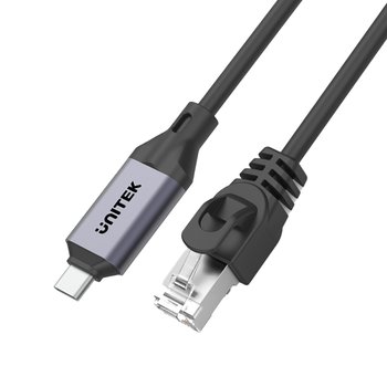 Unitek Kabel Ethernet USB C RJ-45 LAN, przewód sieciowy, 3m - Unitek