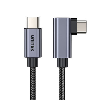 Unitek Kabel USB-C kątowy 90° PD100W 1m - Unitek