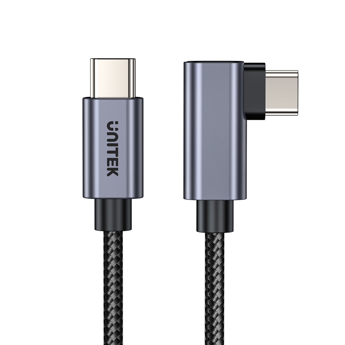 Фото - Зарядний пристрій Unitek Kabel USB-C kątowy 90° PD100W 5m 