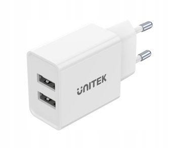 Unitek ładowarka sieciowa P1113A 2*USB-A 12W biała - Unitek