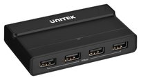 Unitek, Przełącznik Kvm 4x Usb-a 5gbps, Aktywny