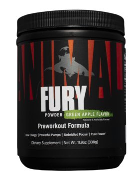 Universal Fury 338g Green Apple - Universal Nutrition
