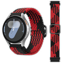 Uniwersalna opaska pasek Vanfone do zegarka smartwatcha 20mm + teleskopy, czerwono-czarny