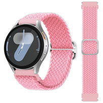 Uniwersalna opaska pasek Vanfone do zegarka smartwatcha 20mm + teleskopy, różowy