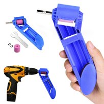 Uniwersalna Ostrzałka Na Wiertła Do Ostrzenia Wiertła Niebieska Przenośna