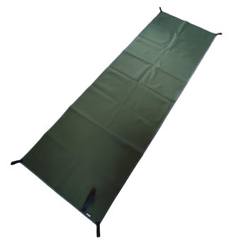 Uniwersalna płachta outdoorowa Piran - rozmiar Long 215x70 cm - Oliwkowy zielony - Inna marka