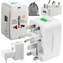 Uniwersalna Przejściówka ADAPTER Gniazda USA UK EU AUST Ładowarka USB ŚWIAT Inna marka