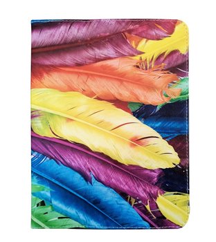 Uniwersalne etui na tablet 7" 8" colour feather - TelForceOne