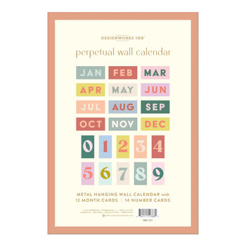 Uniwersalny Kalendarz Ścienny 'Perpetual Wall Calendar' | Designworks Ink - DESIGNWORKS INK