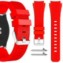 Uniwersalny pasek Vanfone do zegarka smartwatcha 20mm + teleskopy, czerwony