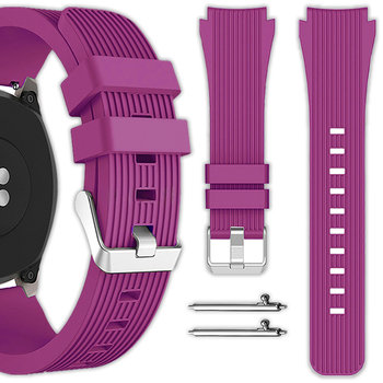Uniwersalny pasek Vanfone do zegarka smartwatcha 20mm + teleskopy, fioletowy - Vanfone