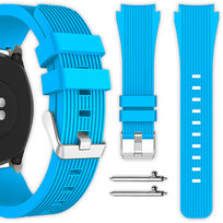 Uniwersalny pasek Vanfone do zegarka smartwatcha 20mm + teleskopy, niebieski