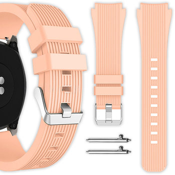 Uniwersalny pasek Vanfone do zegarka smartwatcha 20mm + teleskopy, pudrowy róż - Vanfone