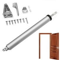 Uniwersalny samozamykacz do drzwi funkcyjny zamykacz drzwiowy srebrny stal