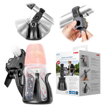 Uniwersalny uchwyt butelkę kubek wózka roweru REER  - Reer