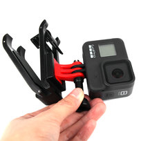 Uniwersalny uchwyt na kamerę do plecaka kurtki zacisk - GoPro / DJI Osmo Action /  Pocket / Insta360 One R