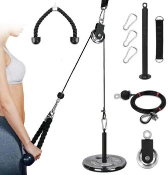 Uniwersalny wyciąg górny dolny - domowy zestaw do ćwiczeń - Activ Space