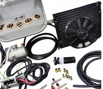 UNIWERSALNY ZESTAW KLIMATYZACJI ELEKTRYK 12V 24V KOMBAJN GAZ R134A - XD/2MM Inna marka