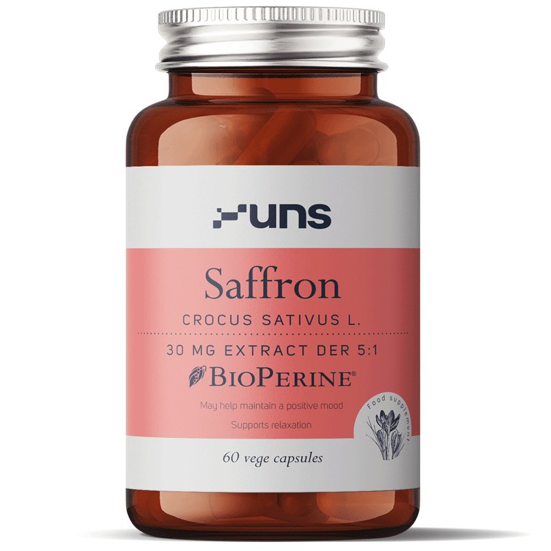 Uns Saffron 30Mg Extract Der 51 Suplementy diety, 60 vege kaps