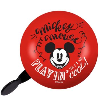 Upominkarnia, Dzwonek do roweru, Retro Mickey red vintage, zcerwony, 80 mm - UPOMINKARNIA