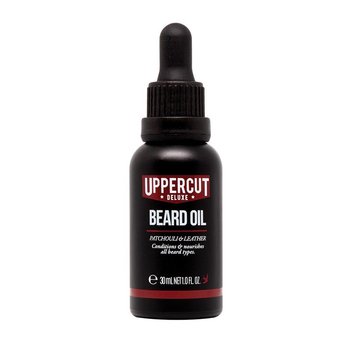 Uppercut Deluxe Beard Oil Olejek do brody o zapachu paczuli i garbowanej skóry 30ml - UPPERCUT DELUXE