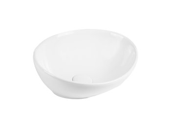 Uptrend Alma umywalka 39x32,5 cm nablatowa owalna biały połysk TR4047 - Inny producent