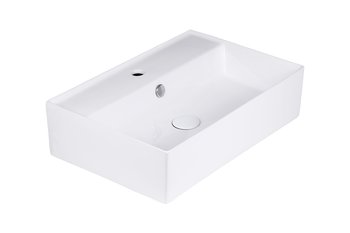 Uptrend Torino umywalka 59,5x40 cm nablatowa prostokątna biały połysk TR41297 - Inny producent
