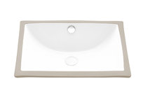 Uptrend Tremo umywalka 46,5x34,5 cm podblatowa prostokątna biała TR4070